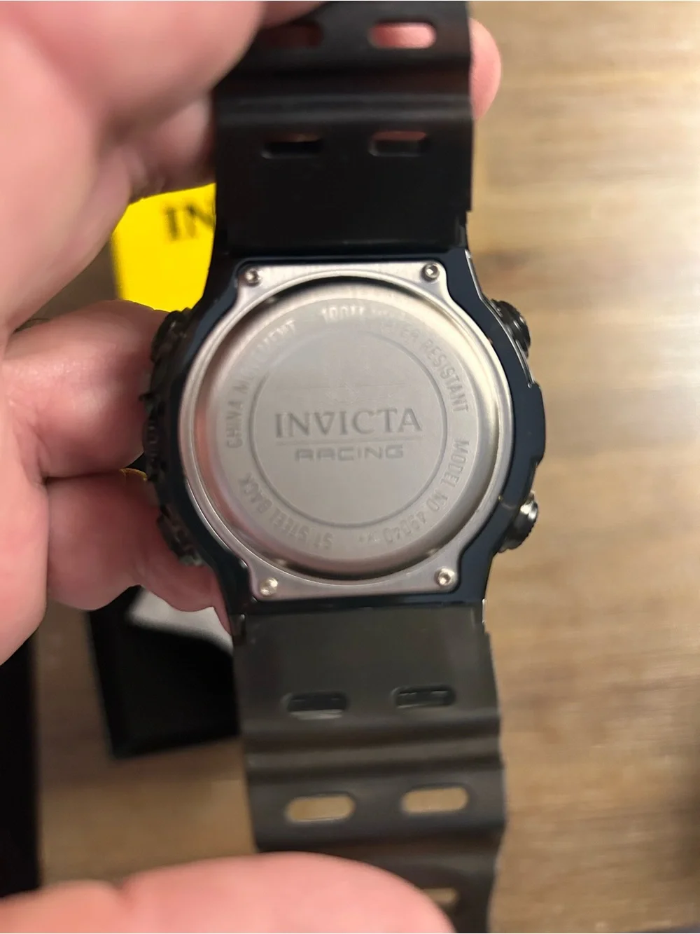 Invicta Black Digital Chronograph Watch